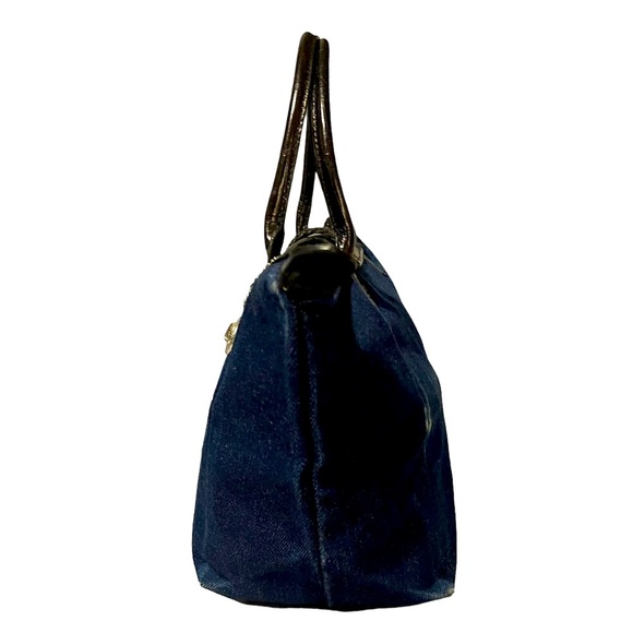 Y2K Brighton Denim Satchel Tote Shoulder Bag - Picture 10 of 15